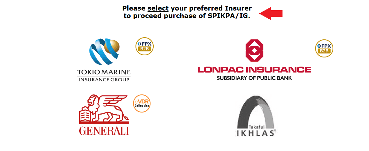 eInsurans choose insurans 